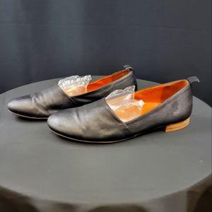 Paul Green Black Leather Slip-On Loafers Size 5 (US 7.5)